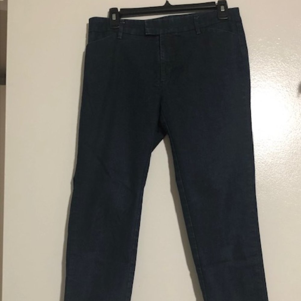 Lightly worn cropped jeans